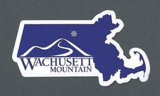 WACHUSETT MOUNTAIN MASSACHUSETTS SKI SNOWBOARD AREA RESORT STICKER DECAL