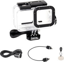 Waterproof Action Camera Case 50M Underwater Diving Housing with Mount
