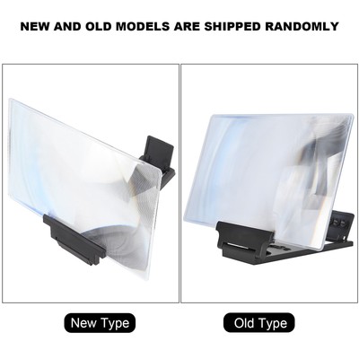 F6 Folding Display HD Acrylic Lens Mobile Phone Screen Video Magnifier Brack Fit