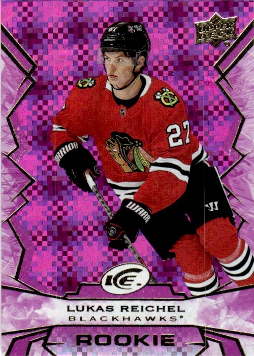 2022-23 UPPER DECK ICE PURPLE ROOKIE LUKAS REICHEL RC