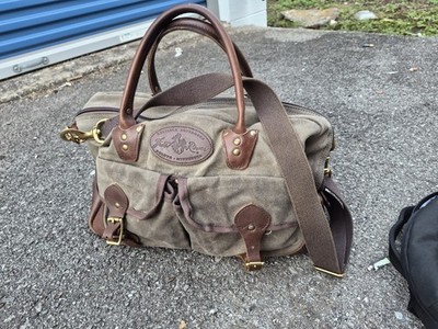 Frost River Correspondent Briefcase, crafted from durable waxed canvas with...