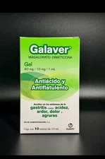 Galaver, 10 sobres, magaldrato/ dimeticone