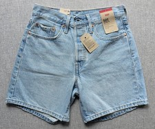 NWT Levi's 501 Original Women's Mid-Thigh Shorts - Blue Denim NWT - SIZE 25