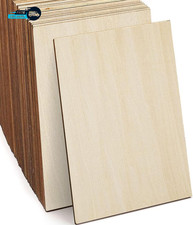 Unfinished Wood 15 Pack Basswood Sheets for Crafts Craft Wood Board for House
