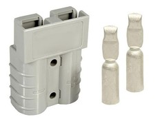 Premium Grade Grey Battery Quick Disconnect Connector 50 Amp 10/12 AWG