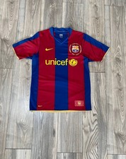 Nike F.C. Barcelona Vintage Soccer Jersey Home 1957-2007 Camp Nou Men's Size S