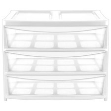 Jumbo Chest Drawers Storage Unit, Plastic Drawers Home Office Closet Bedroom