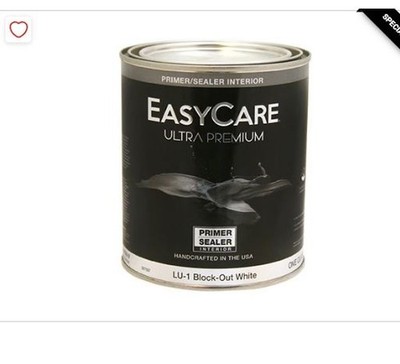 Easy Care Ultra premium LU-1 Block Out White 1 QT Primer / Sealer Interior