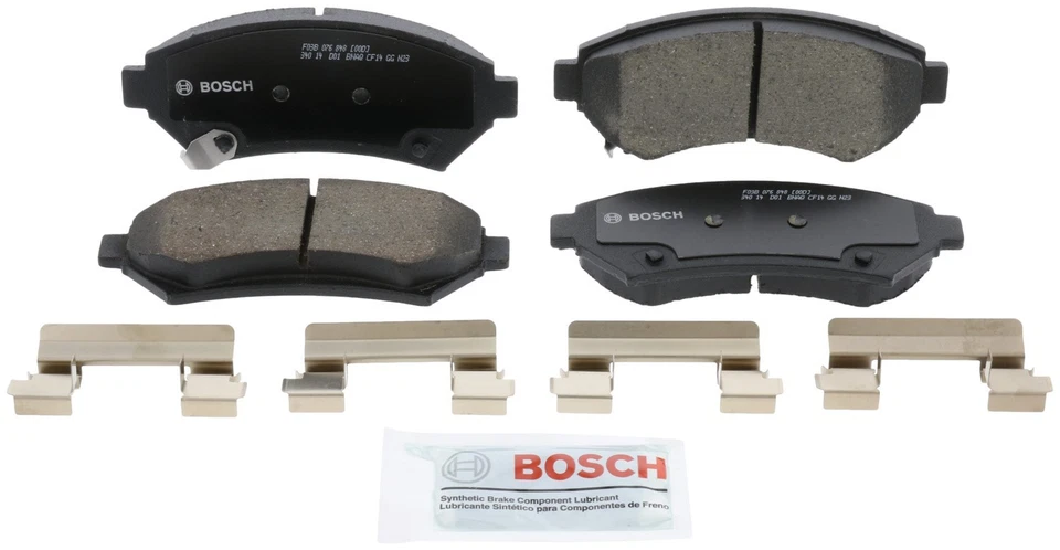 Комплект передних дисковых тормозных колодок Bosch BC699 для 97–05 Chevrolet Impala Venture Monte - Изображение 2 из 4