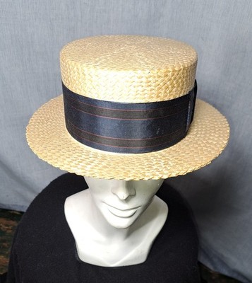 Elegant Black straw Hat with Gold Sequin Band and netting. Elegant Black straw Hat with Gold Sequin Band and netting main image 2