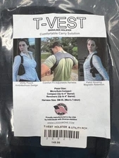 T-Vest Shoulder Holster for Micro/Subcompact Handguns
