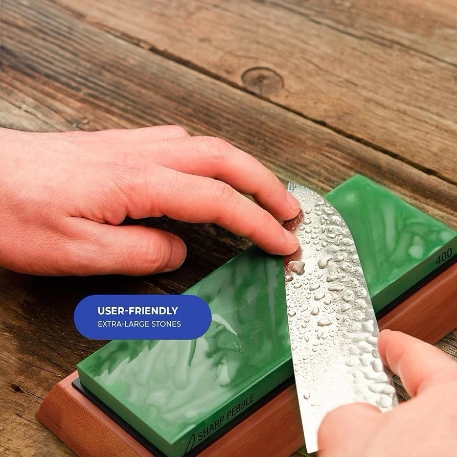 Sharp Pebble Knife Sharpening Stones Kit -Grits 400/1000/6000 - Image 4 of 4