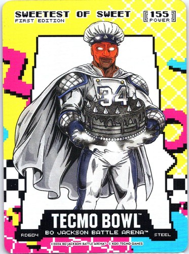 Bo Jackson Battle Arena Tecmo Bowl Sweetest of Sweet 80\'s Rad Walter Payton