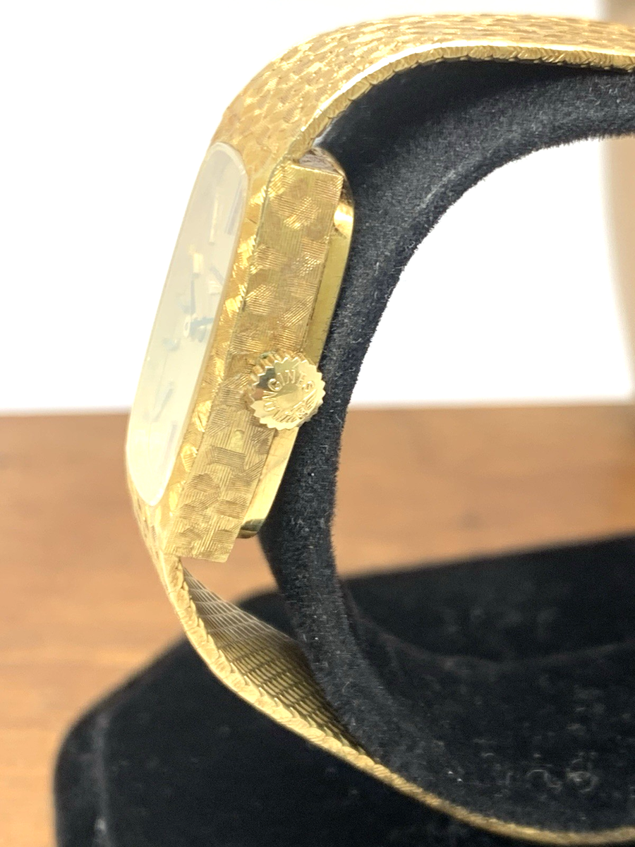 Longines Womens Watch 18k Yellow Gold Textured Vintage 1974  display picture 3