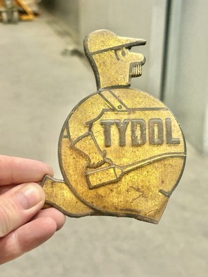 Vintage Tydol Tag Topper Tide Water Oil Company Gasoline Motor Oil.