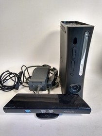 Xbox 360 bundle lot, Parts or Repair, 2 consoles & power, controller, sensor