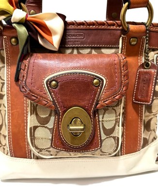 RARE Y2K Coach Ltd Ed 65th Anniversary Legacy C Tote Bag Purse