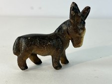 Figura de Hierro Fundido Hubley 2.25" Figura Burro Miniatura De Colección