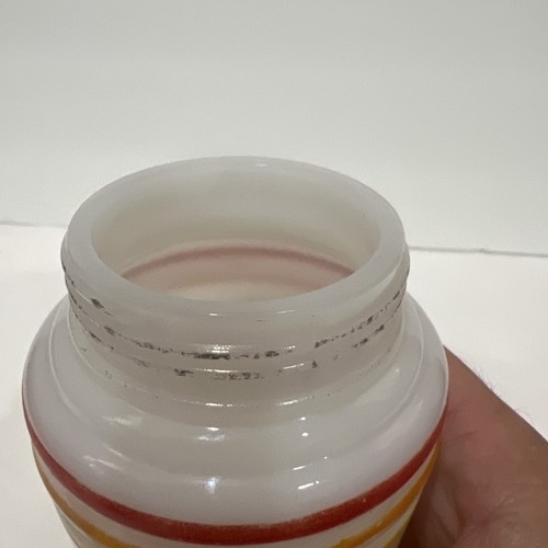Rare Stripe Hazel Atlas Range Salt Shaker Milk glass vintage HTF - Picture 21 of 24