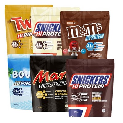(30,85 EUR/kg) Mars Snickers Twix Hi Protein Powder 875g Beutel Eiweiß Pulver
