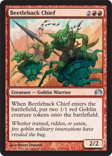 Beetleback Chief Light Play, English Magic the Gathering MTG Planechase 2012