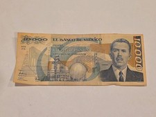 10000 Pesos El Banco De Mexico - 16 May 1991 Serie PS Banknote World Currency
