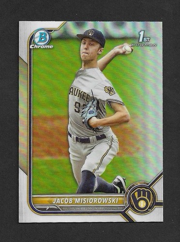 Jacob Misiorowski [Refractor] #BDC-132 2022 Bowman Draft Chrome card
