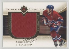 2005-06 Ultimate Collection Premium Swatches 36/75 Saku Koivu #PS-SK 0hg7