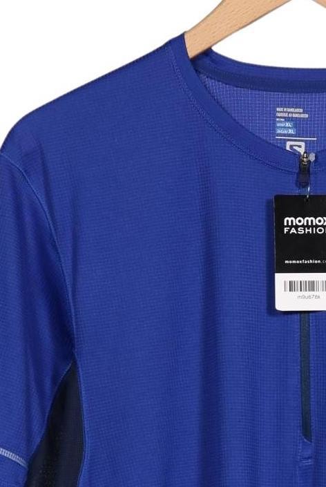 SALOMON T shirt uomo top maglietta maglietta sportiva taglia XL blu #m9u678k