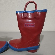 LL Bean Kids Wellies Red And Blue  Size Toddl...