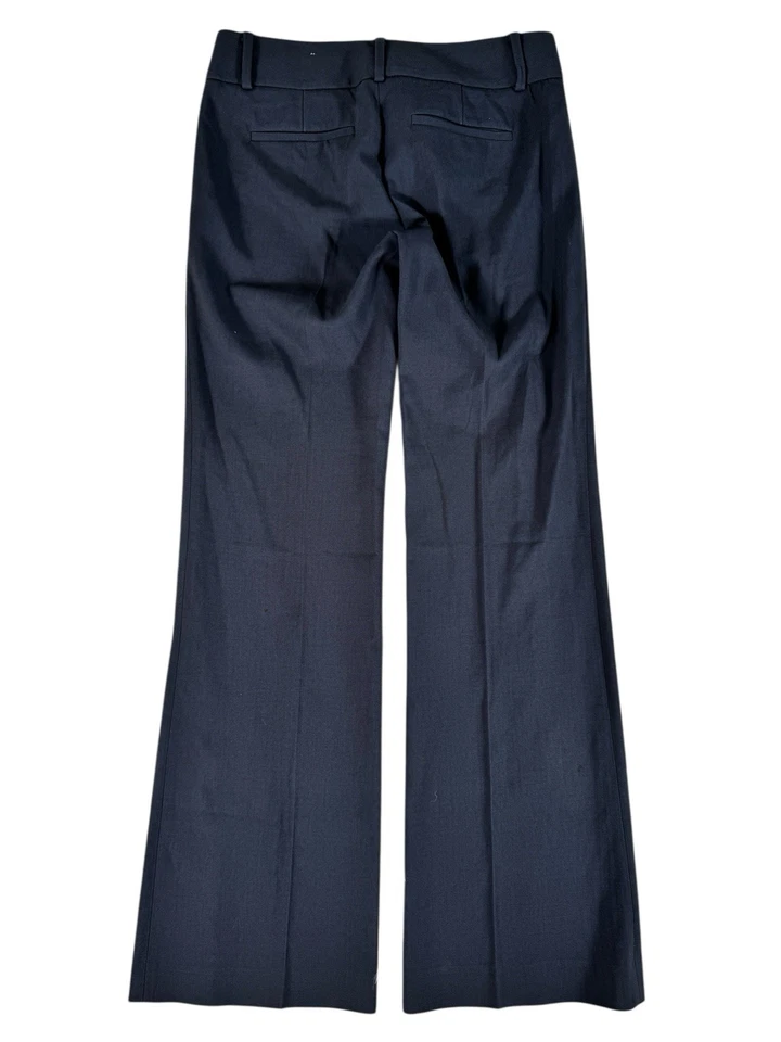 Брюки женские Ann Taylor Marisa серые с заниженной талией плоские спереди узкие расклешенные 0 - Изображение 2 из 4