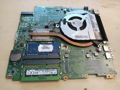 HP 17-F Series Motherboard /766904-001/DAY11AMB6E0/ I7-4510U/4gb/Heatsink Fan