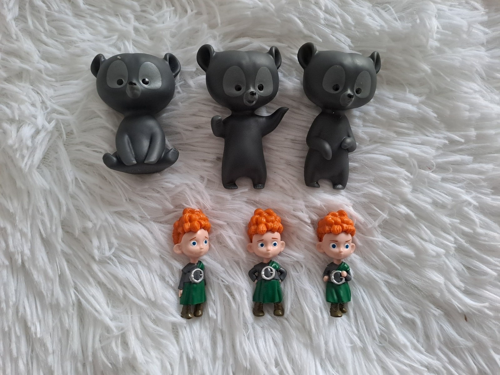 Rare 2011 Disney Brave Merida's Brothers Triple Brothers Bears 🐻🐻🐻