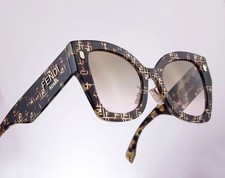 NEW FENDI MONOGRAM OVERSIZED SQUARE WOMEN'S SUNGLASSES - FF 0434/G/S 2vMMZ 51 23