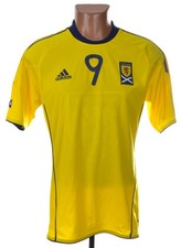 SCOTLAND 2011/2012 AWAY FOOTBALL SHIRT ADIDAS SIZE M MATCH WORN ISSUE U21 #9