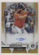 2020 Bowman Sterling Rookie Gold Refractor /50 Abraham Toro #BSRA-AT Auto 08jk