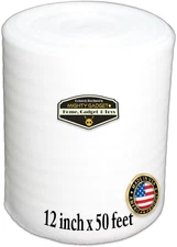 (R) Foam Wrap Roll 12" Wide X 50' Ft 1/16" Thickness Perforated Every 12"