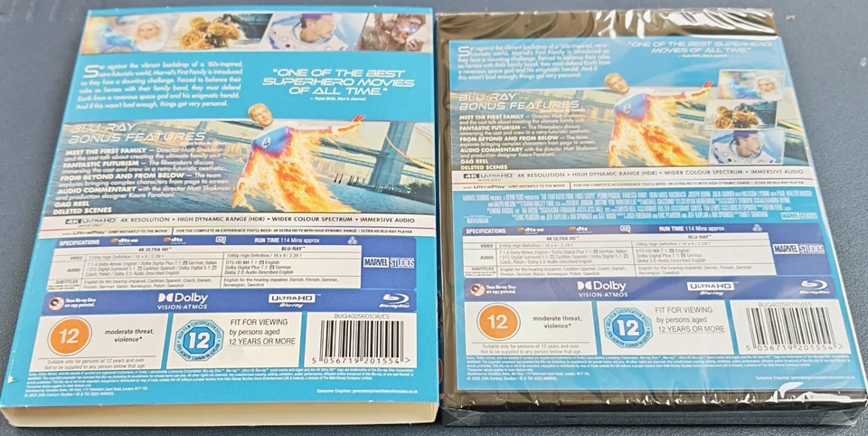 The Fantastic Four: First Steps [12] 4K UHD +Blu-ray - Image 4 of 4
