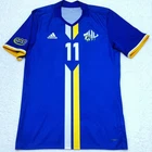 GAME WORN adidas Mars Hill Lions #11 SAC blue soccer jersey Adult Men's LARGE L