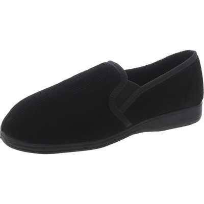 Spring Step Mens Adam Black Flat Loafer Slippers Shoes 43 Medium(D) BHFO 5826