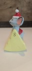 Vintage Lefton Japan Christmas Santa Mice with Cheese Salt and Pepper Shakers — photo 8