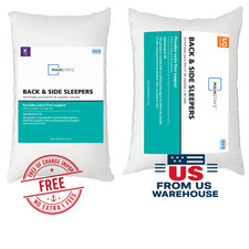 Mainstays 4 Pack Bed Pillows King/Queen Extra Firm Back Side Sleeper