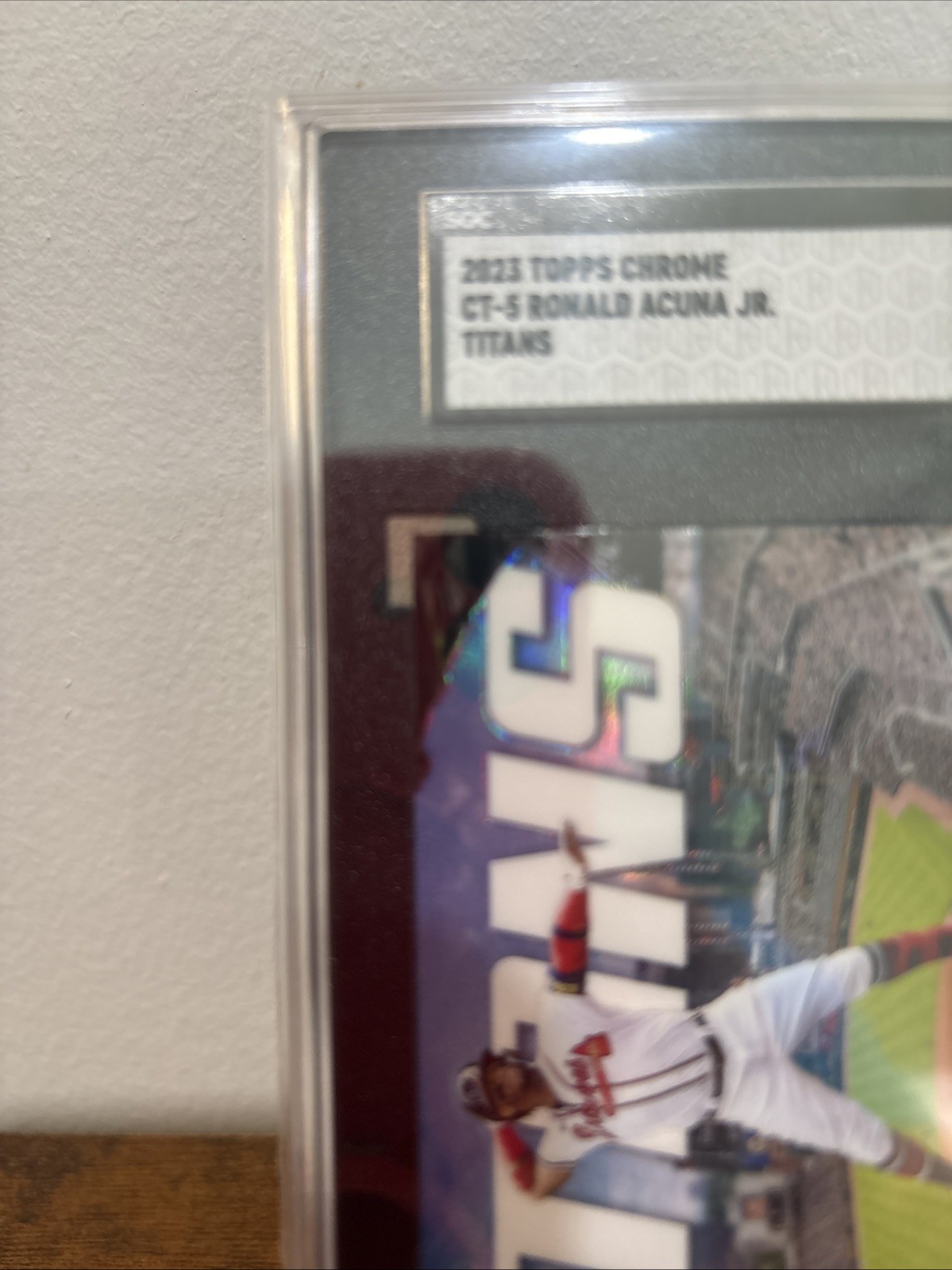 2023 Topps Chrome Ronald Acuna Jr CT-5 SGC 10 view 5
