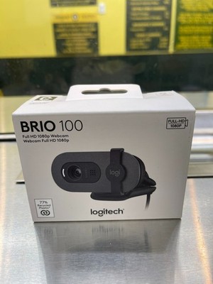 Logitech - Brio 100 1080p Full HD Webcam for Meetings and Streaming - Graphite