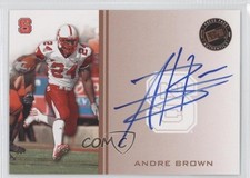 2009 Press Pass Signings Andre Brown #PPS-AB2 Auto 0a1