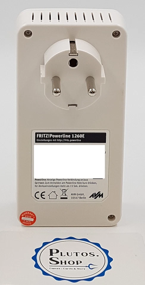 AVM FRITZ Powerline 1260e Gigabit Netzwerk LAN Adapter Dual-Band WLAN MESH dlan - Bild 3 von 4