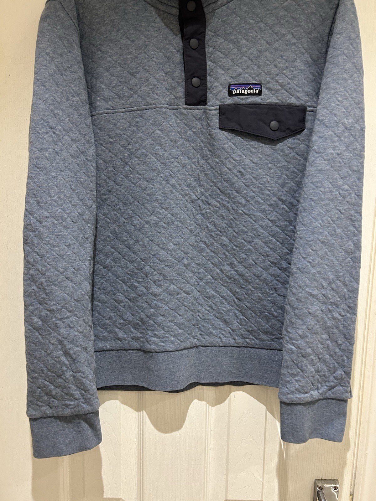 Patagonia Quilted Pullover, Snap Button Closure, … - image 3