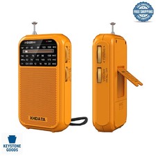 D220 Portable AM/FM/Shortwave Radio - Compact, High Reception, Battery Operated