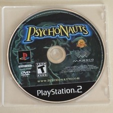 Psychonauts PS2 Sony PlayStation 2 2005 Disc Only Double Fine Majesco Platformer