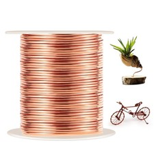 99.9 Dead Soft Copper Wire, 16 Gauge/ 1.3 16 Gauge 1.3 mm , 1 Pound,,